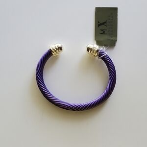 Purple Cable Bracelet
